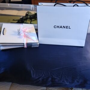 Chanel White and Black Gift Bags